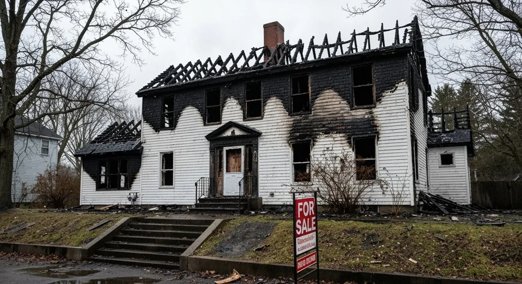 sell fire damaged house quickly